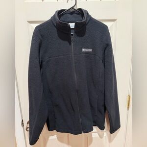Columbia Black Full-Zip Fleece Jacket